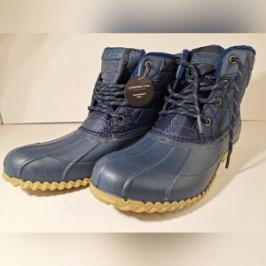 NWOT London fog size 11 Winley Nylon Quilt Duck boots